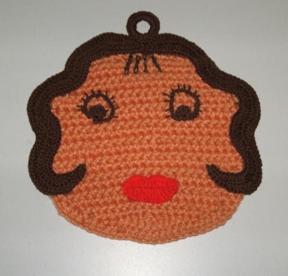 Vintage Crochet Flapper Girl