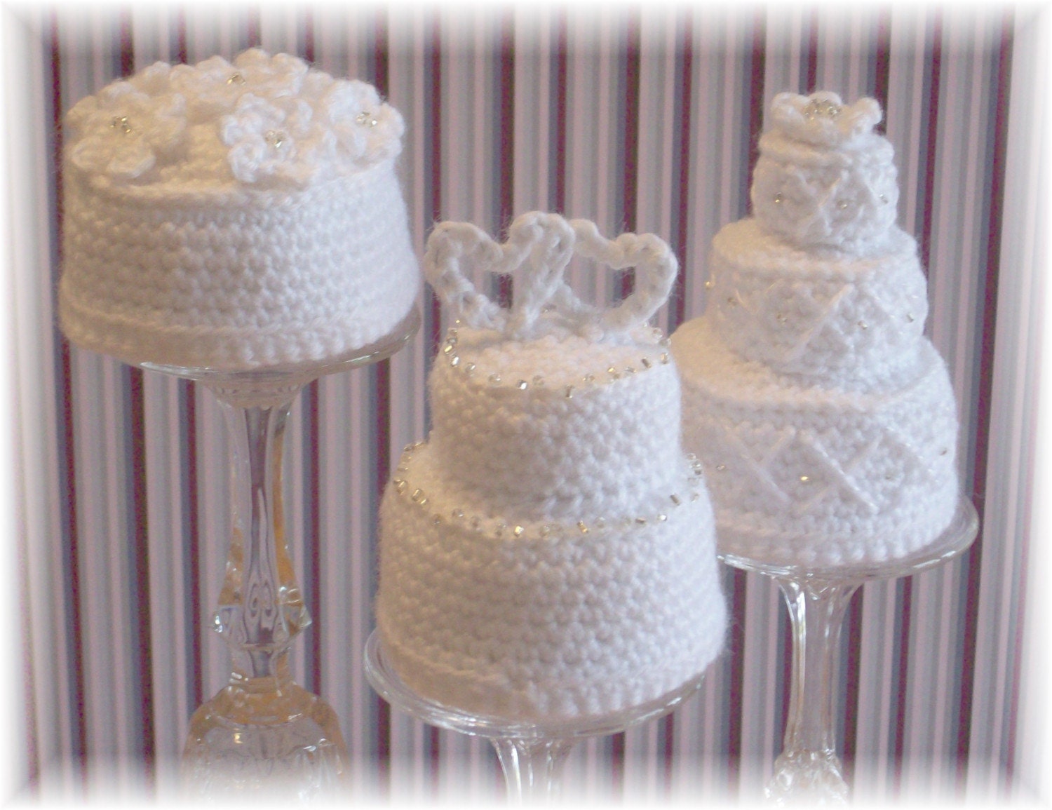 Etsy Find Crochet Mini Wedding Cakes Posted in Uncategorized