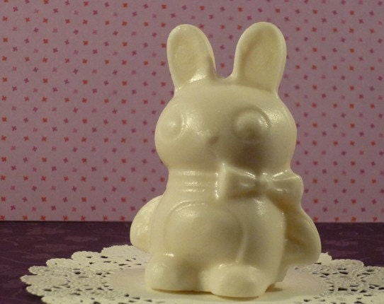 chocolate bunny no ears. chocolate bunny ears. Handmade White Chocolate Bunny