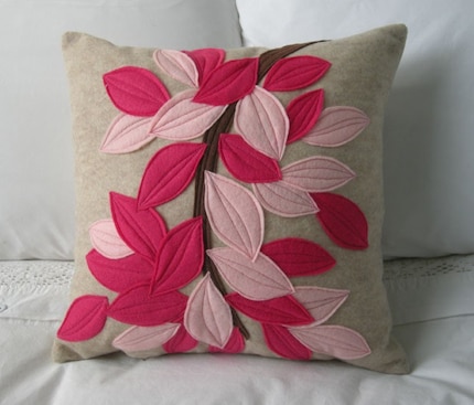 Pink Bud Explosion Pillow