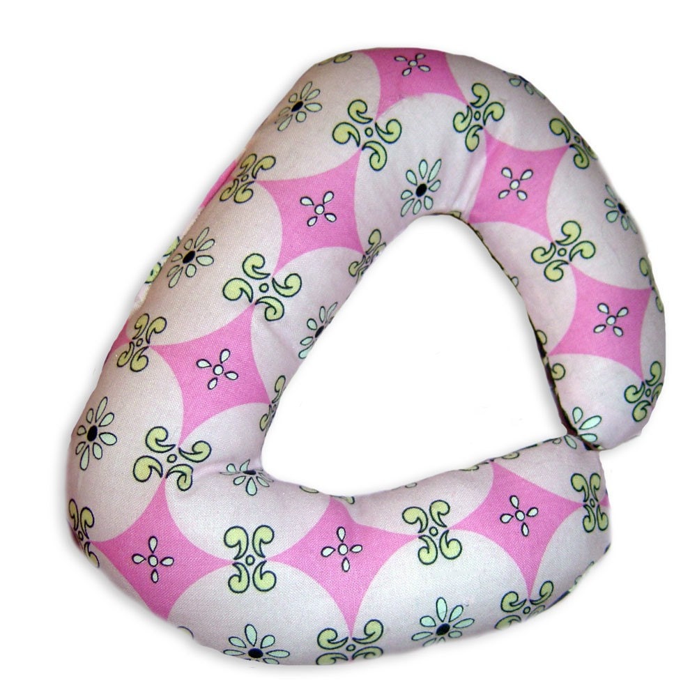 BE BOLD BABY - Preemie to Infant  Head Rest Pillow - Free Spirit MOD  - Baby Travel Neck Support Luxury Lounge Wrap 