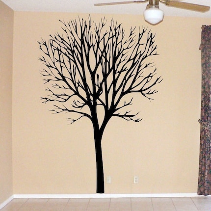 tree silhouette wall sticker. Paper Vinyl Wall