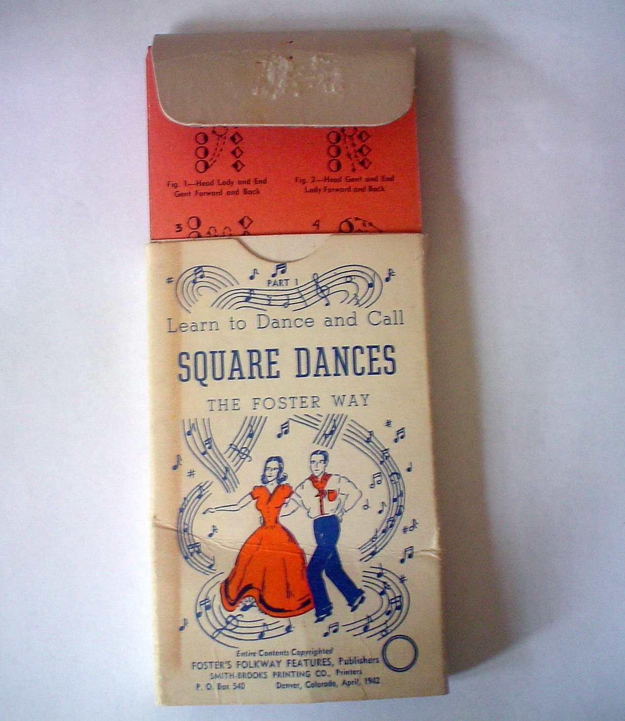 Learn To Square Dance and Call The Foster Way Vintage 1941