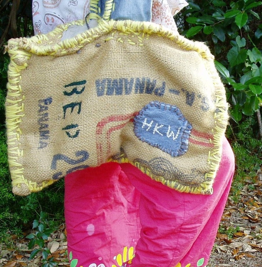 Hippie Bag - 
Hong Kong Willie Upcycled Beach Bag