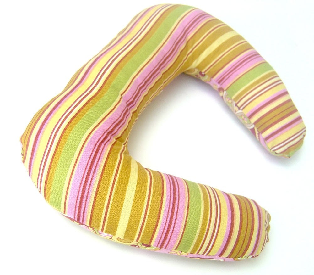 Amy Butler  - Preemie to Infant  Head Rest Pillow - Baby Travel Neck Support Luxury Lounge Wrap