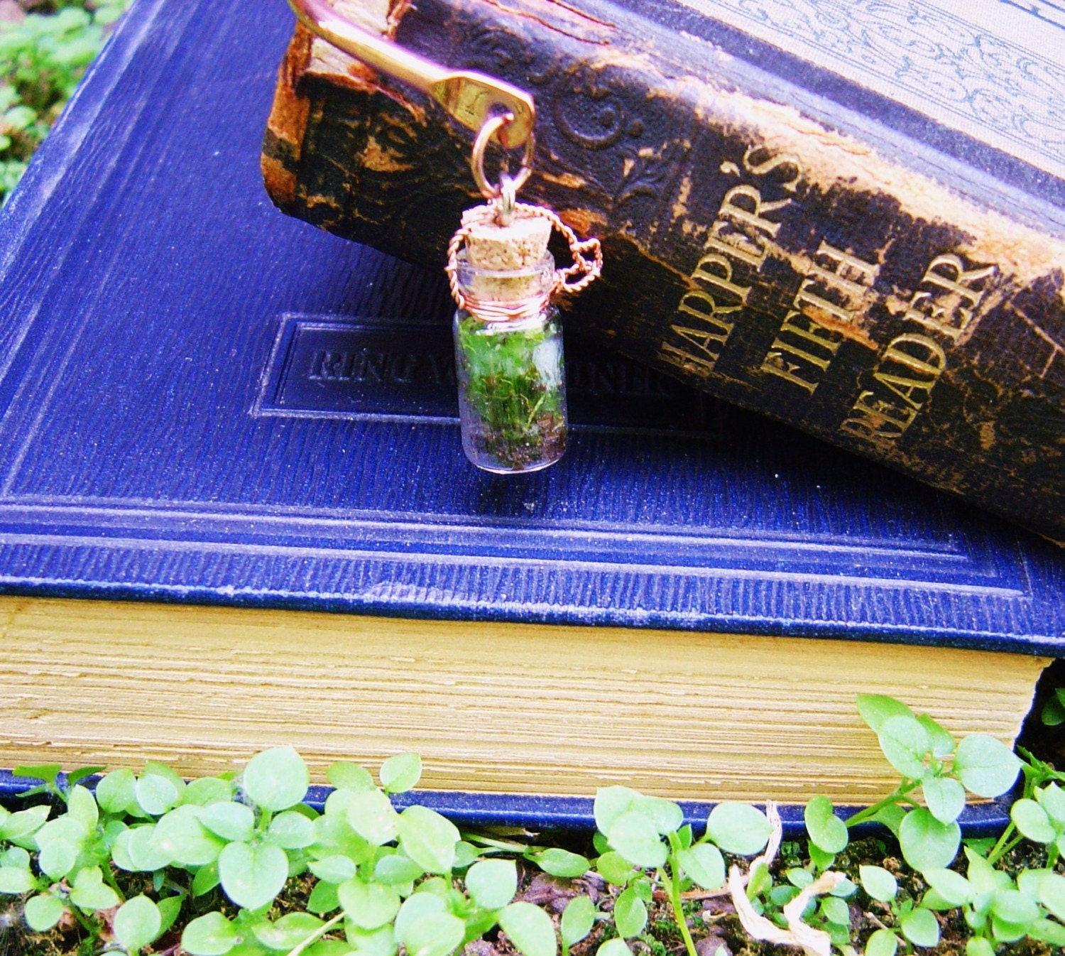 Miniature Moss Garden Bookmark