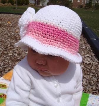 Cotton Candy Rose Cloche Size 12 to 24 Months