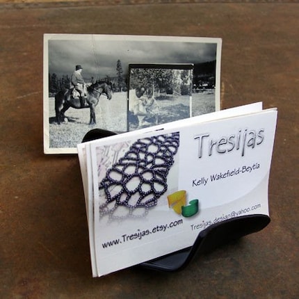 Double Business Card Recycled LP Display