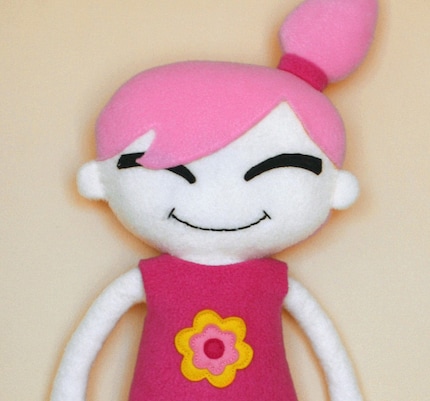 Pinky Doll soft toy pattern