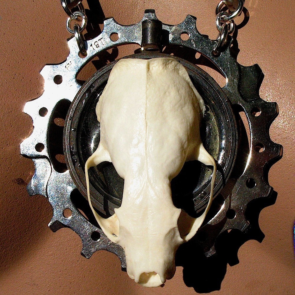 Biker Talisman Pendant and Necklace