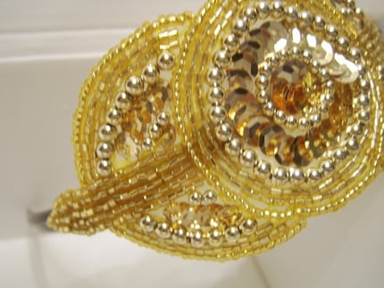GILDED Gold Circle Headband