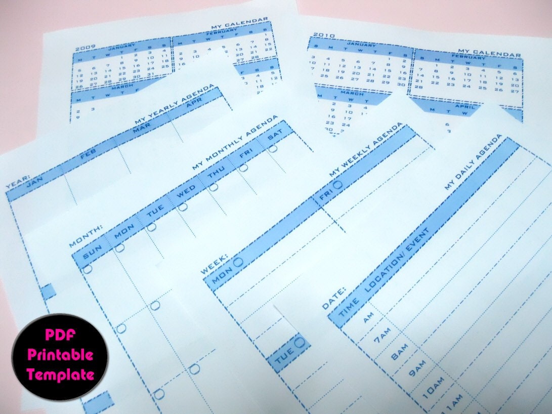 free daily planner template. daily planner 2011 template.
