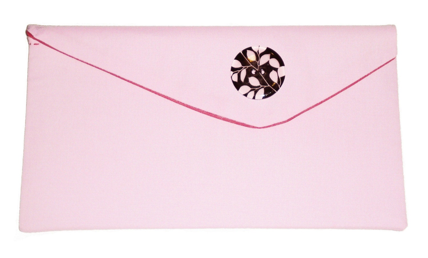 elegant pink and brown evening clutch