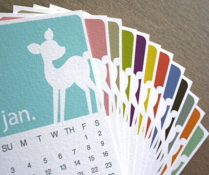 2010 CALENDAR - Mini Deer Series (Printable)