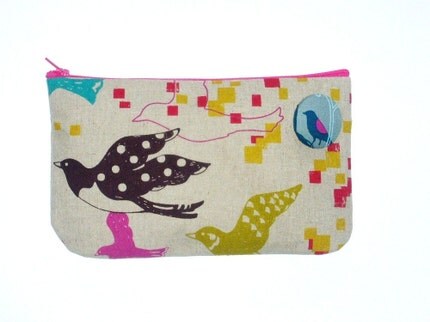 bird clutch purse
