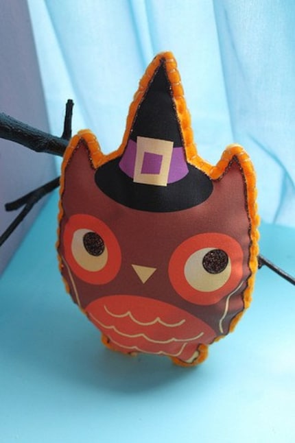 Stuffed Halloween Owl