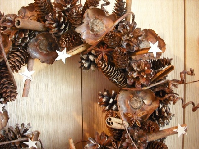 Pine Cone Wreath with a twist