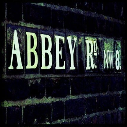 Abbey Road Sign LONDON Through The Viewfinder Photo Print