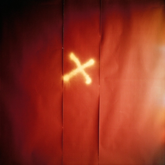 X Marks The Spot Red - 10x10 Archival Quality Print (alternative sizes on request)