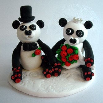 Panda  Wedding Topper