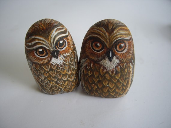 ON SALE A pair of lovely owls - was USD30