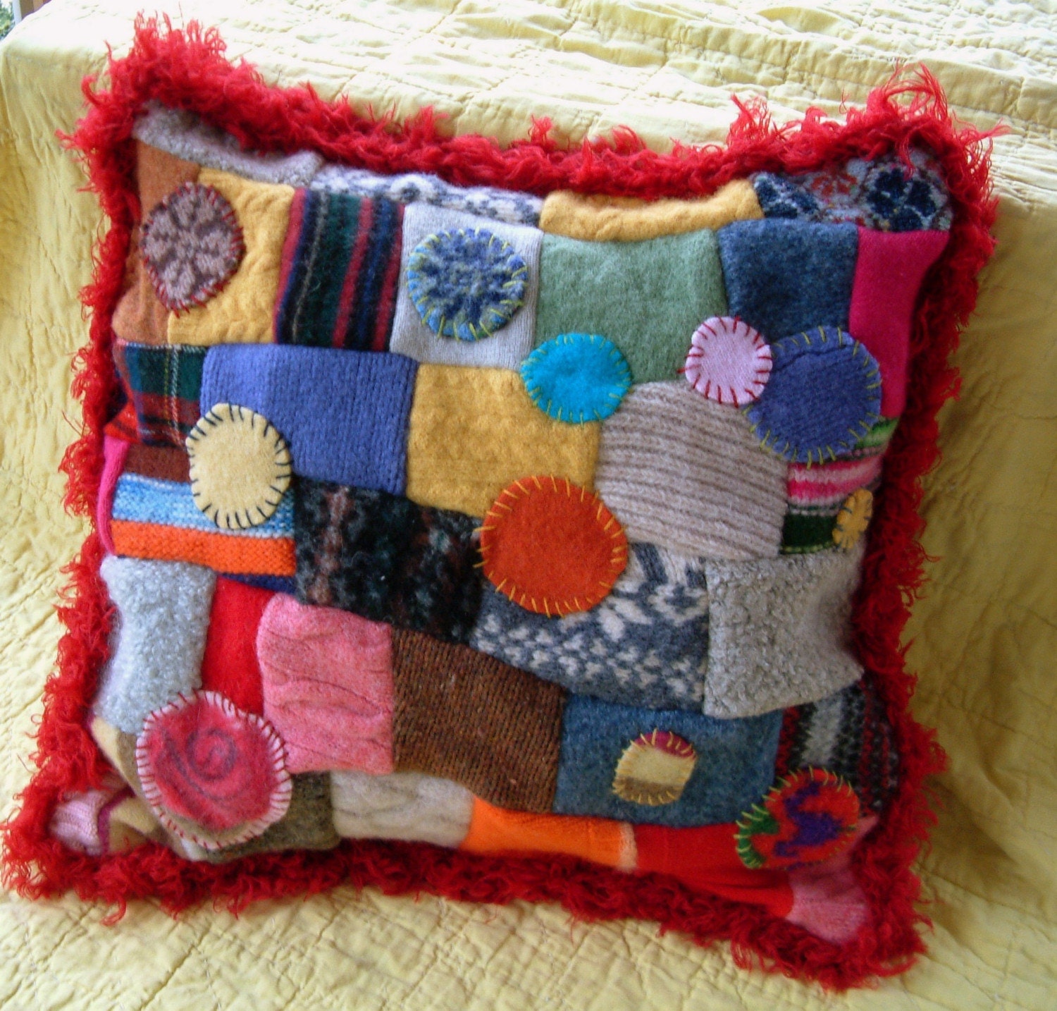 dream me a rainbow pillow-made to order