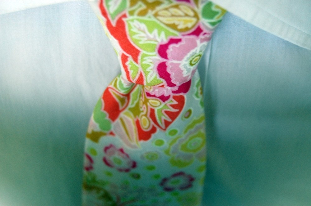 Summer Flowers Necktie