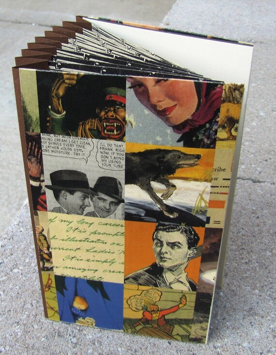 Flag Book Featuring Vintange Photo Prints