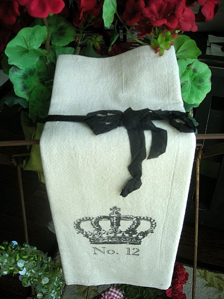 French Crown Tea Towel