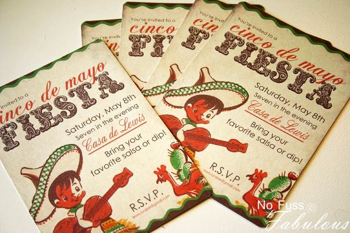 Invitation . Vintage Fiesta Collection . by Loralee Lewis