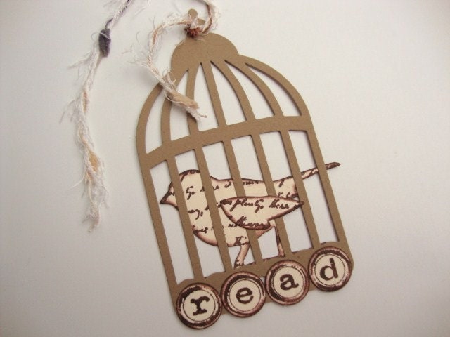 Birdcage Bookmark