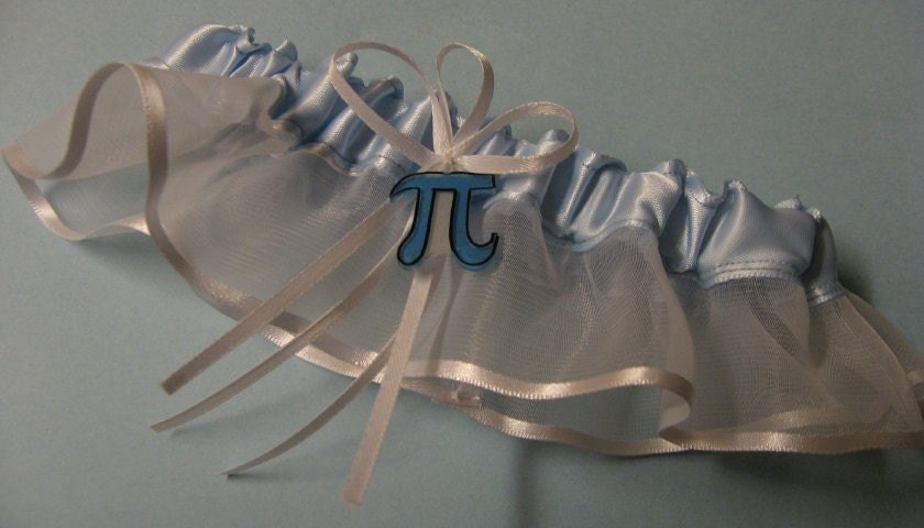 math geek garter wedding