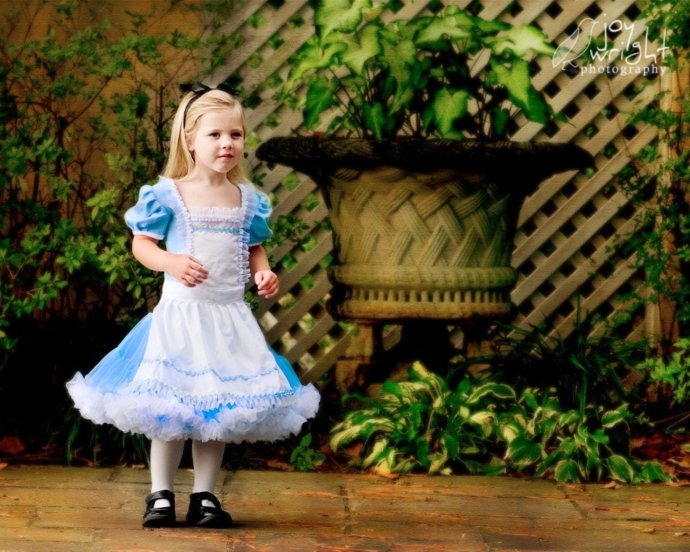 Alice in Wonderland Pettiskirt Dress 2-3T