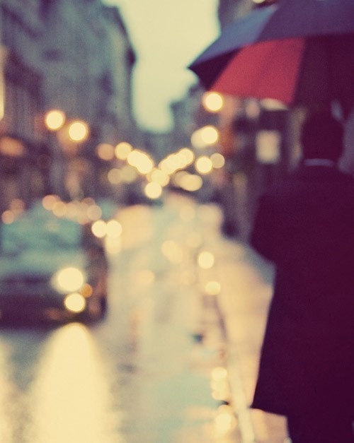 I love walking in the rain - Fine art photograph