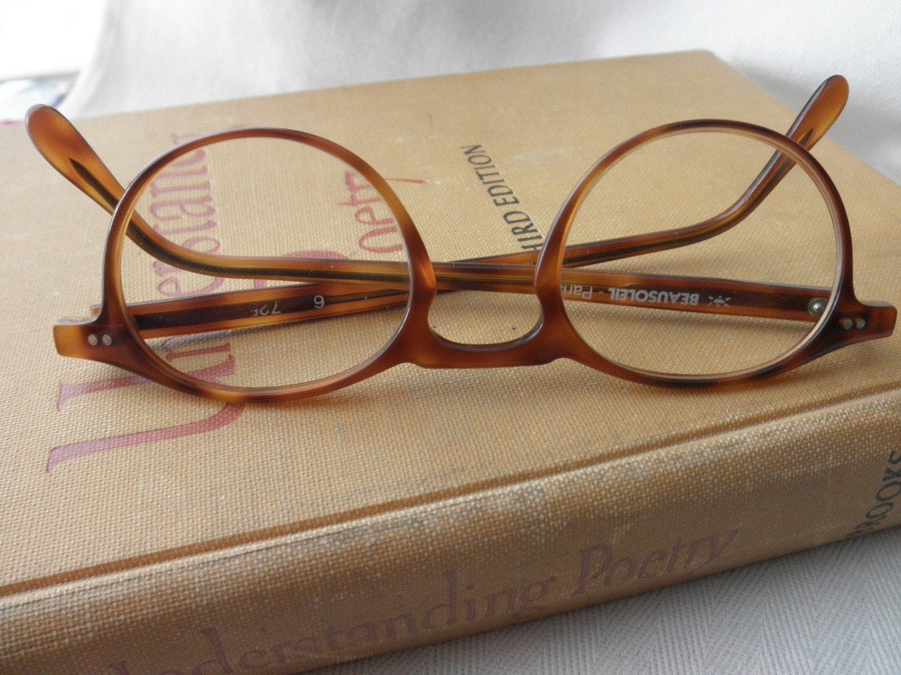 BEAUSOLEIL TORTOISE SHELL Reading Eyeglasses Imported from FRANCE