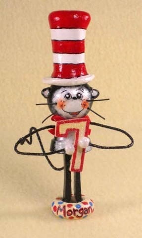 Cat In the Hat Cake Topper and/or Keepsake. From gergeex