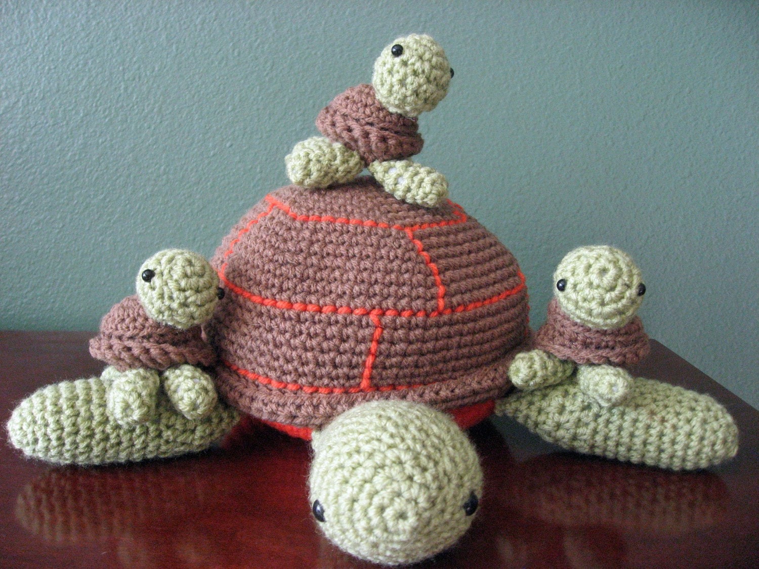 Amigurumi Turtle Family
