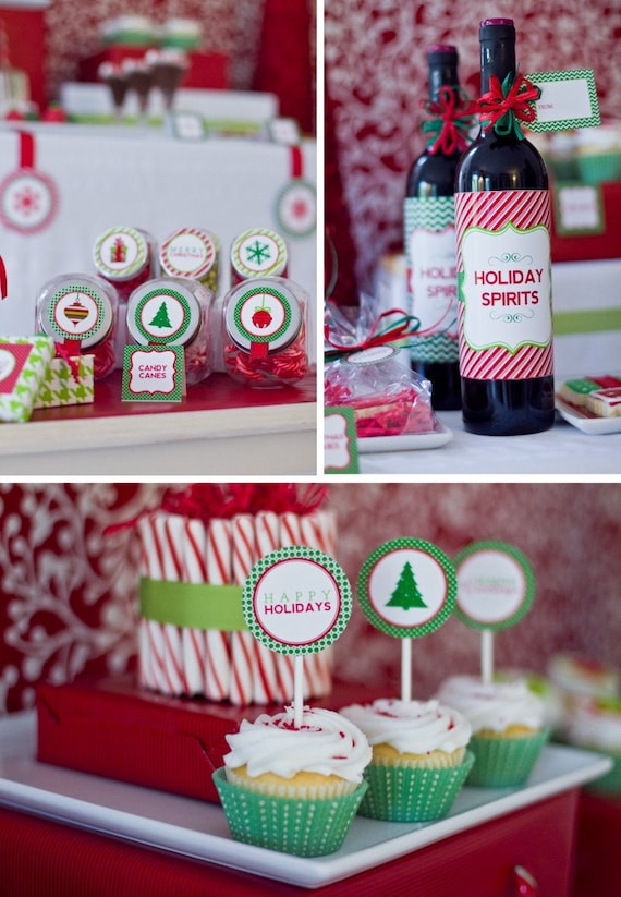 Printable CLASSIC HOLIDAY Design Collection - DIY - 50 PERCENT OFF THRU November 15th
