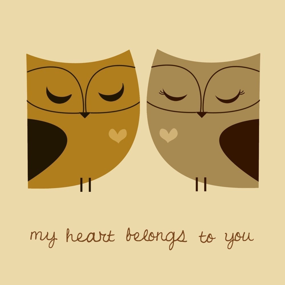 My Heart Belongs to You - 11 x 14 Print