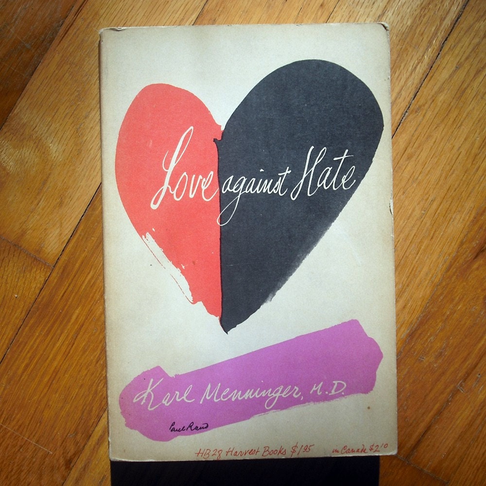 PAUL RAND - Love Against Hate book cover design