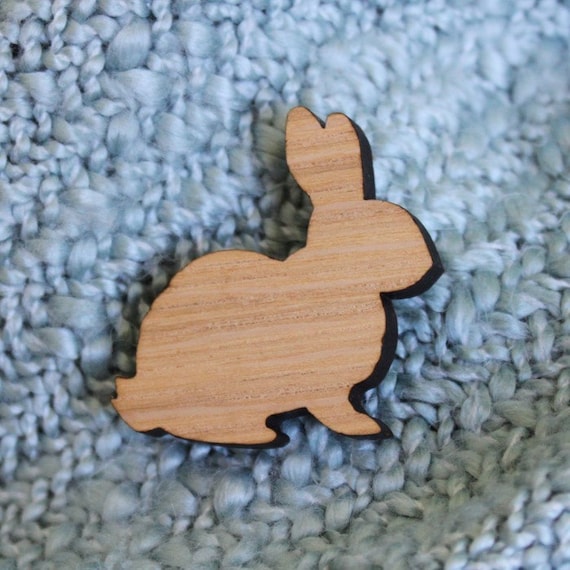 A cute bunny pin