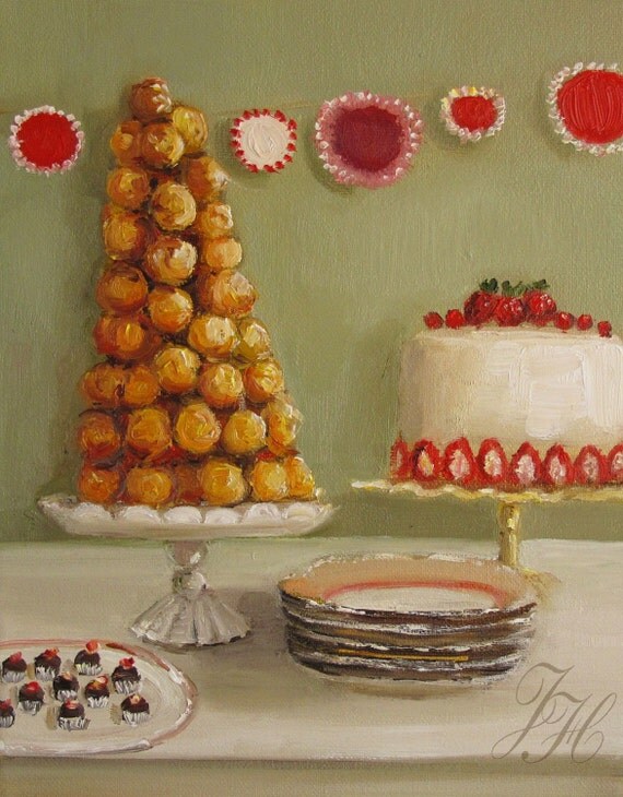 The Leaning Tower Of Croquembouche- Open Edition Print