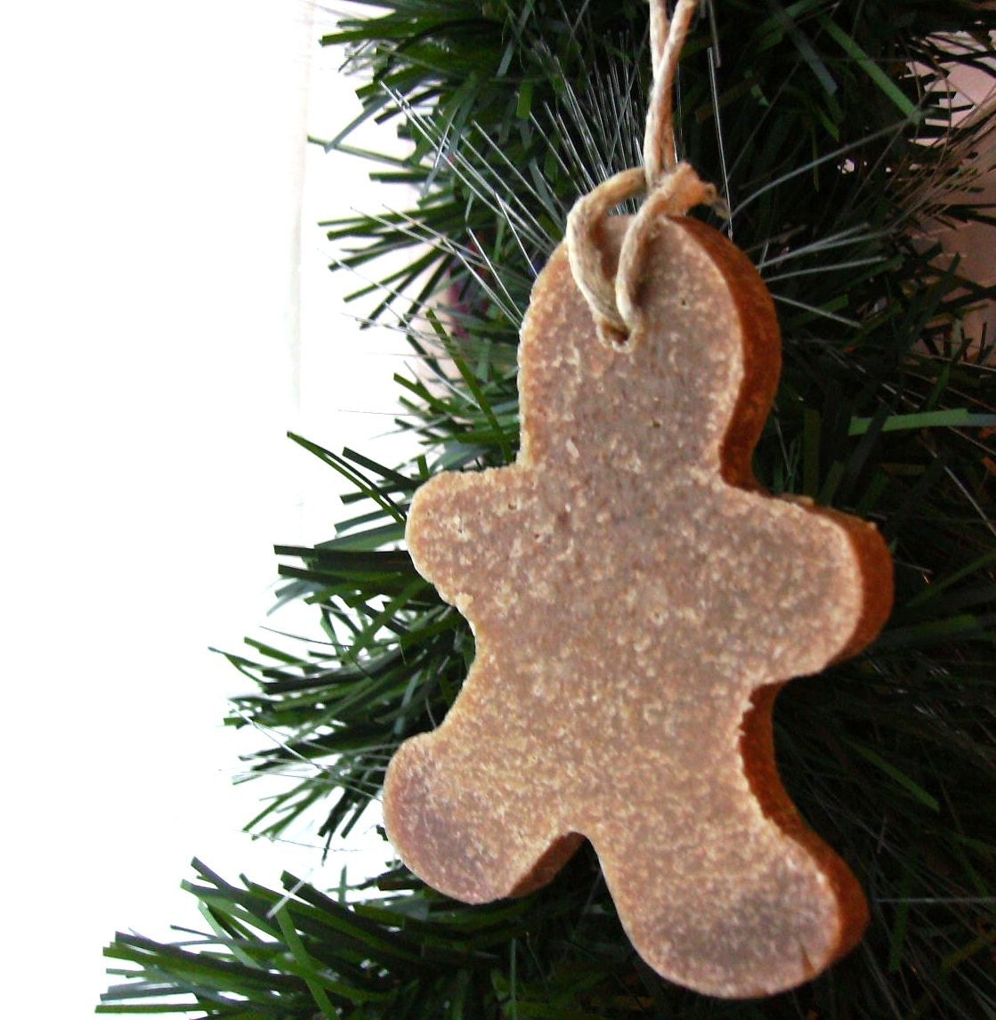 Six Gingerbread Men Soap on a Rope Ornaments Limited Quantity PreOrder Ships Nov 29th
