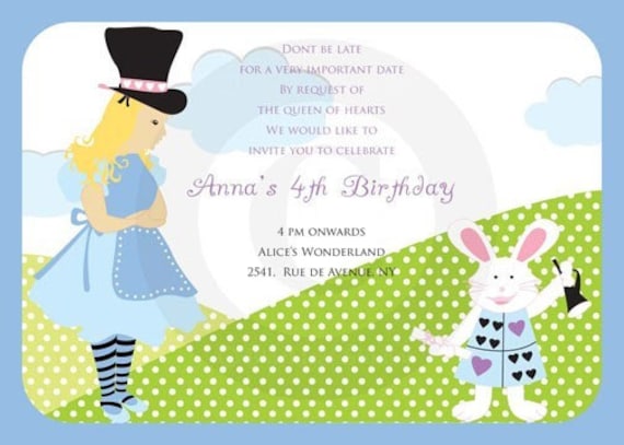 Who is playing a party invitation Funny wedding invitation wording alice 