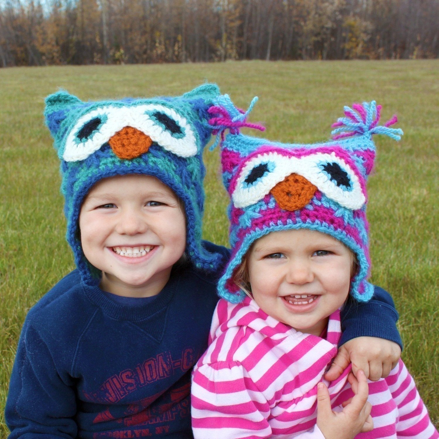 Killian's Owl Hat PDF Crochet Pattern (Sizes Newborn to Adult)