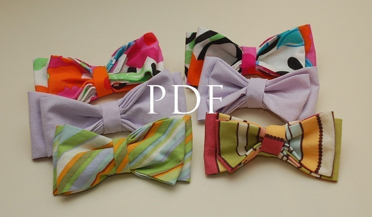 Double Layer Bow Tie - SEWING PATTERN