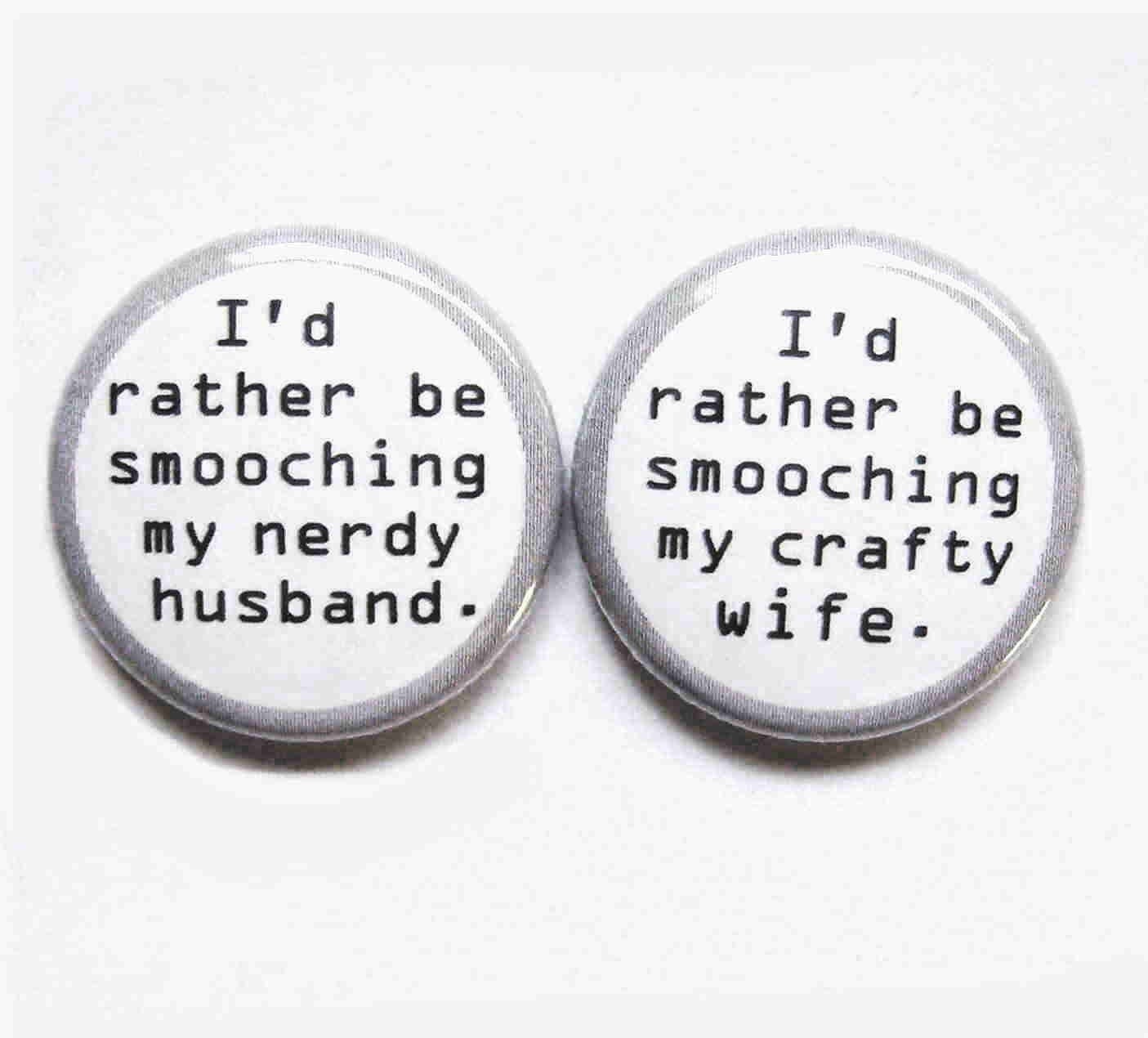 Magnetic Attraction-1 Inch Magnet Duo For Married Cool People