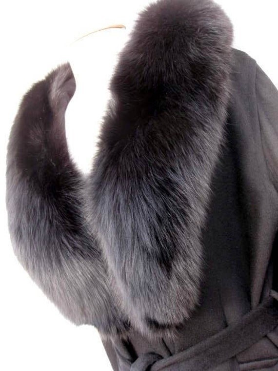 black wool cape. Gorgeous Long Black Wool Cape