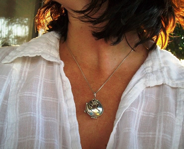 Elena's Vervain Herb Locket Necklace With Chain Pre Order Sale