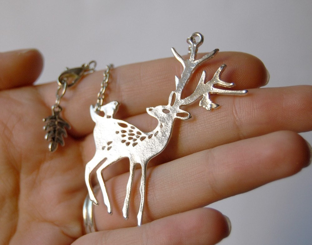 Forest Friends Deer Necklace